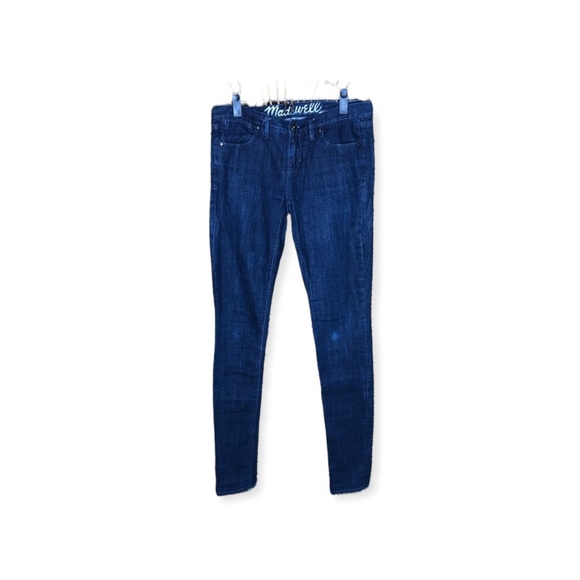 MADEWELL 37’s Dark Wash Skinny Jeans Blue Size 25 - Picture 1 of 12